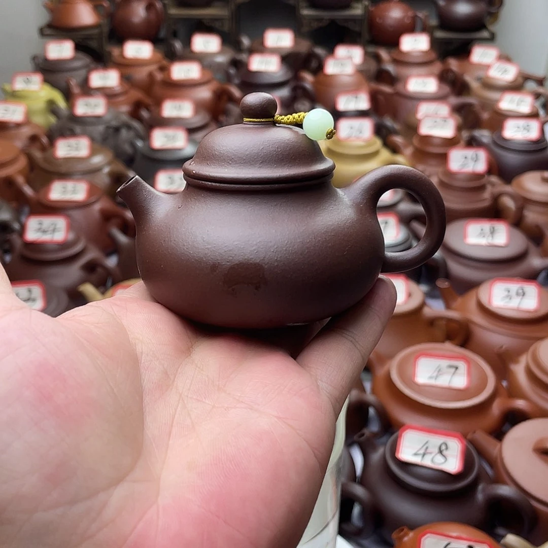 紫砂壶宜兴紫砂半手工