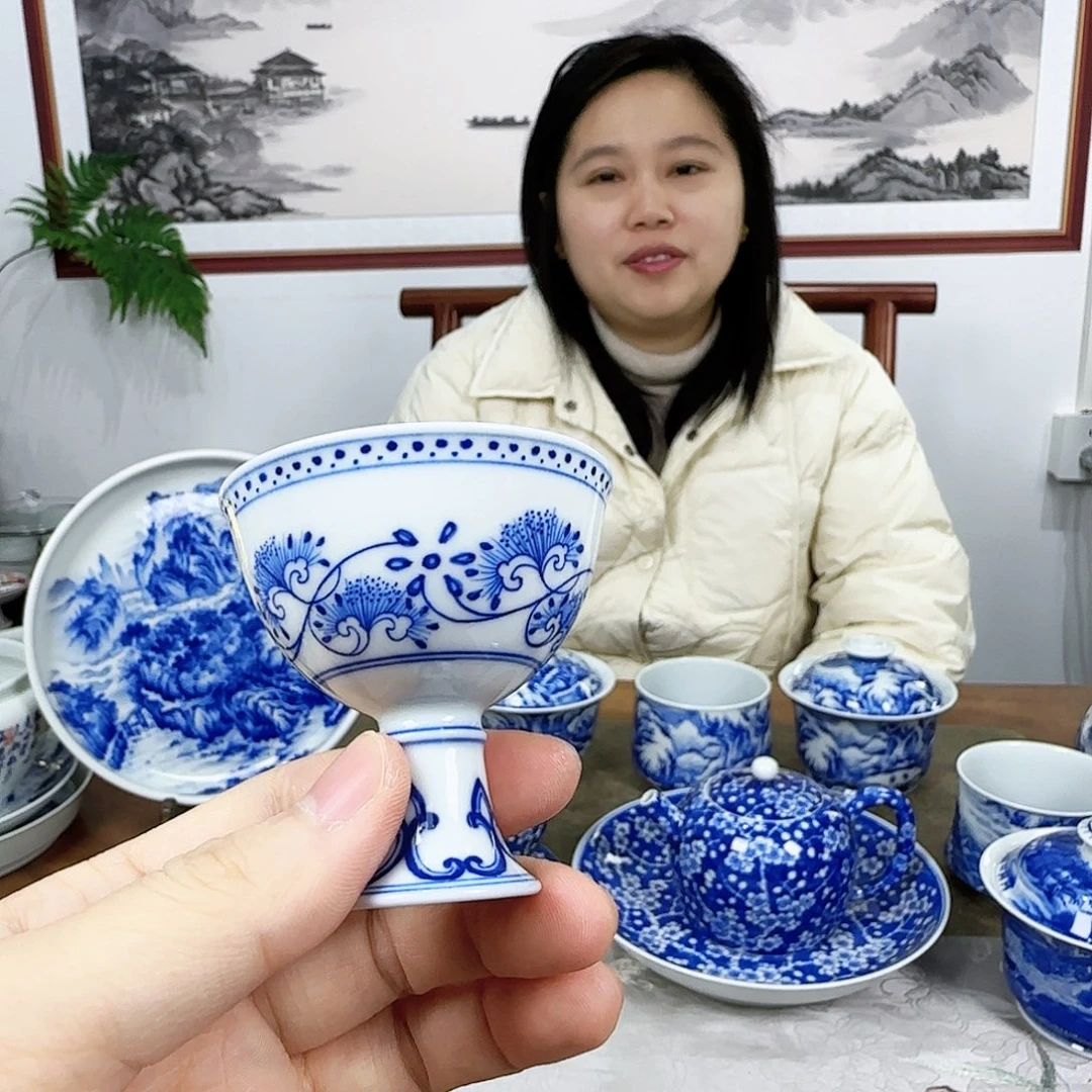 青花山水标杆：天青山房！！