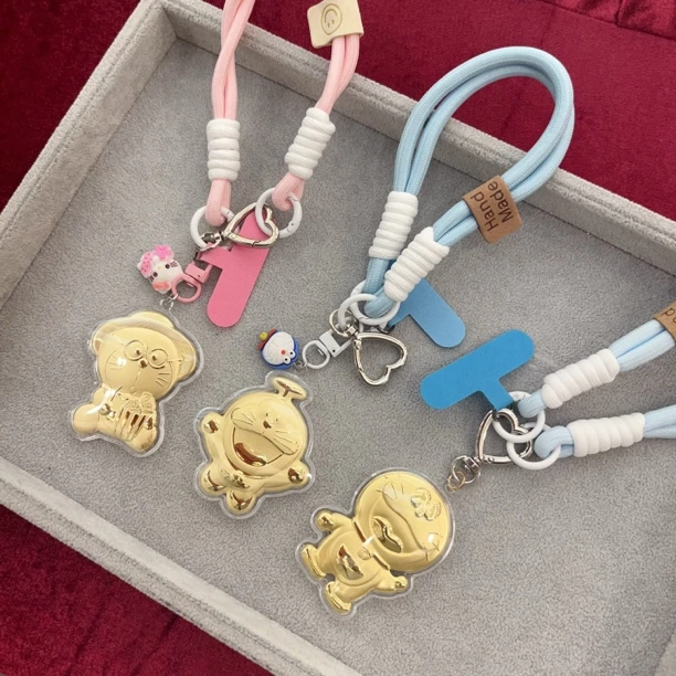 【多款哆啦A梦】爆款多啦手机挂钥匙挂可爱卡通可DIY的包挂卡通挂绳