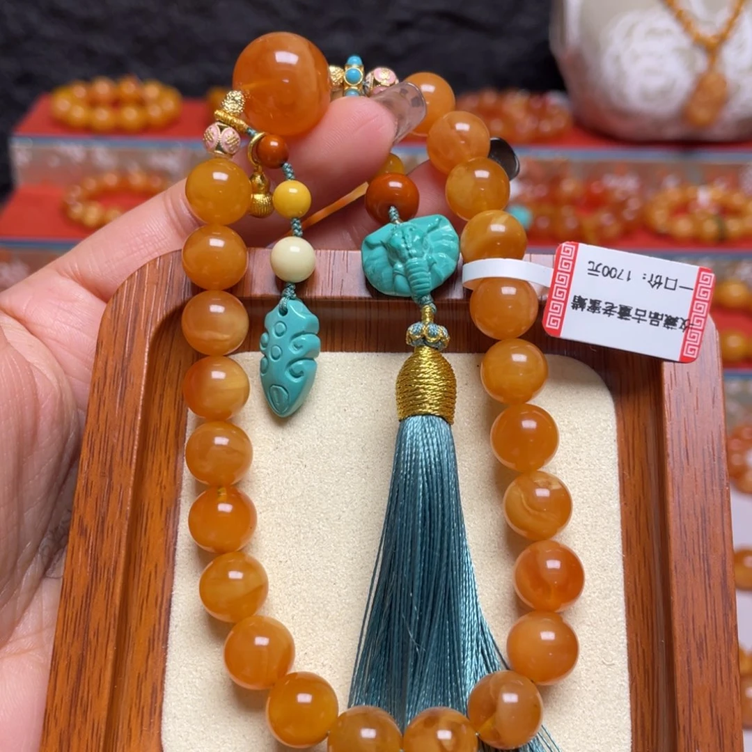 蜜蜡未镶嵌手链手串