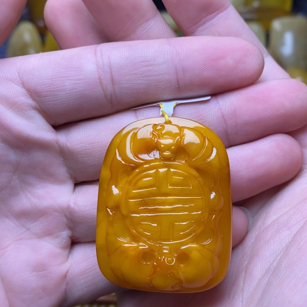 琥珀未镶嵌裸石蜜蜡