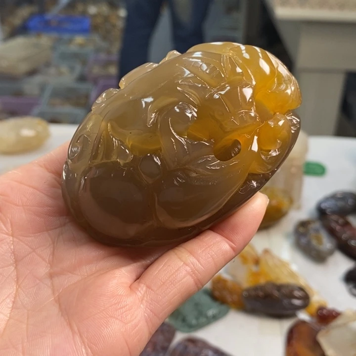 玛瑙/玉髓吊坠(不含链)未镶嵌