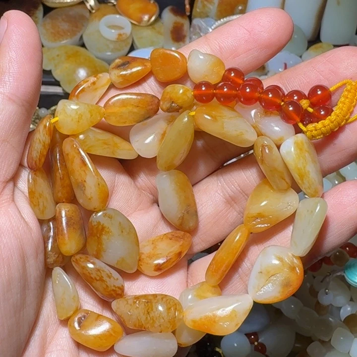 和田玉未镶嵌项链