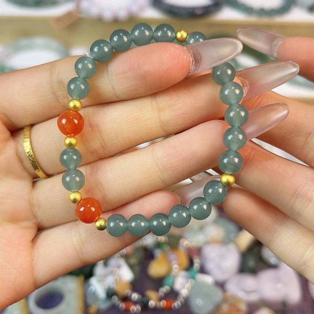 翡翠未镶嵌手链手链