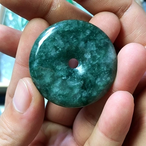 翡翠未镶嵌颈饰天然缅甸翡翠a货