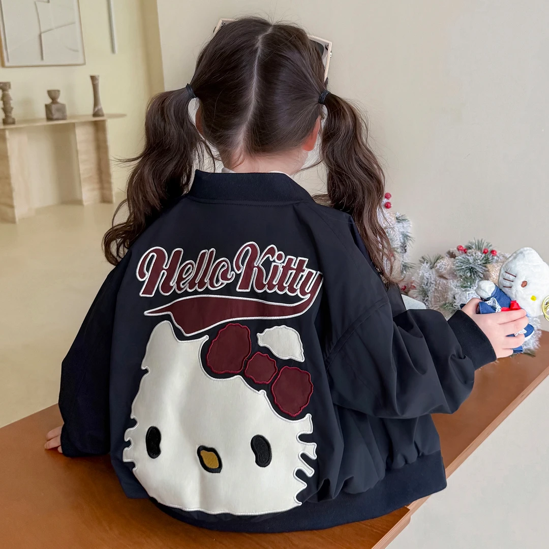 女童夹棉外套儿童秋冬装韩版休闲风洋气保暖女宝宝冬季棒球服上衣