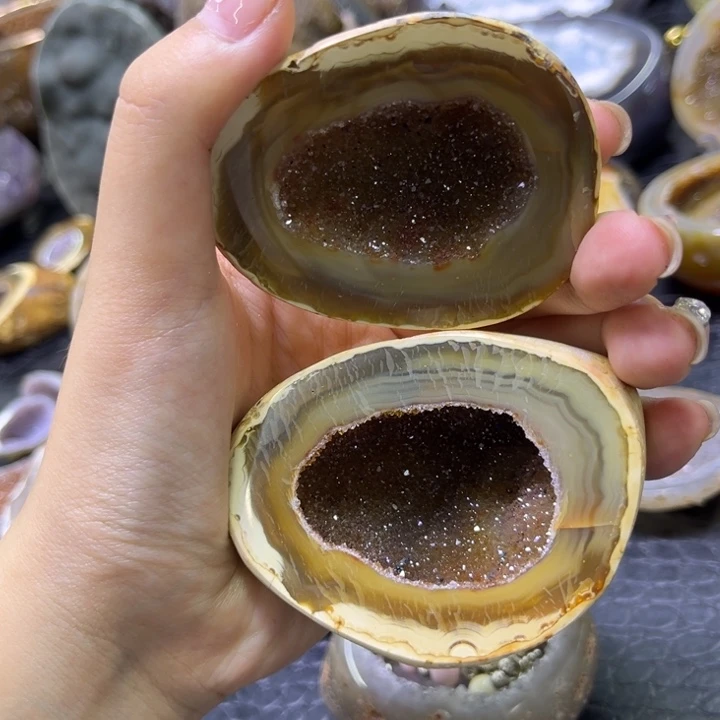 未镶嵌发饰水晶黄晶盆