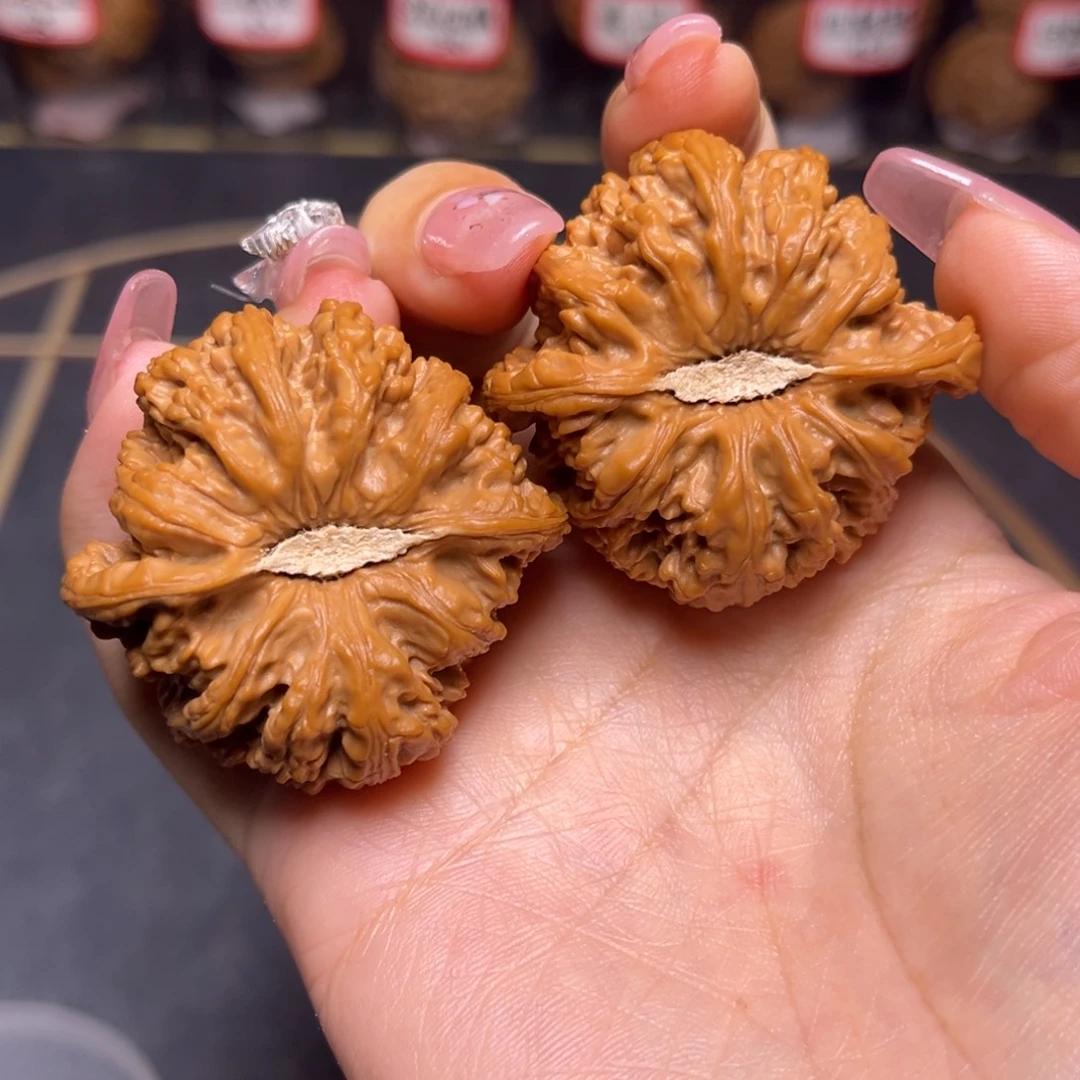 文玩核桃吊坠承德密纹45