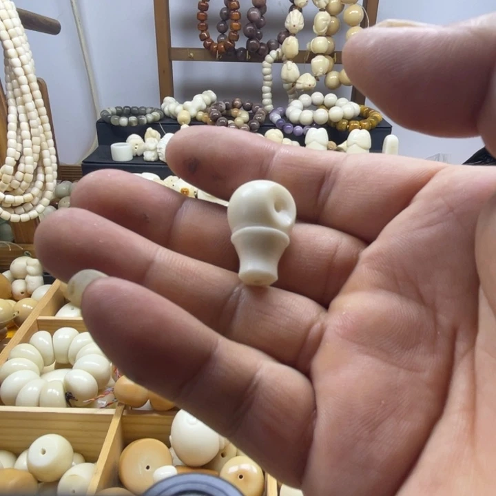小*运象牙果雕刻奶嘴三通