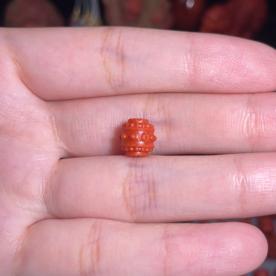 南红玛瑙未镶嵌转经筒8mm+