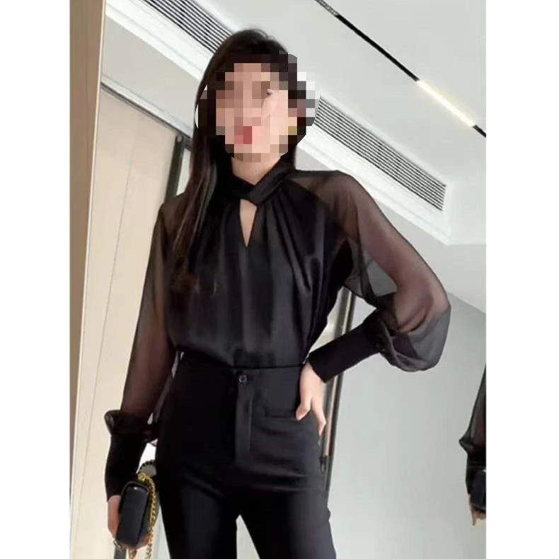 【刘大漂亮福利】网纱拼接打底832