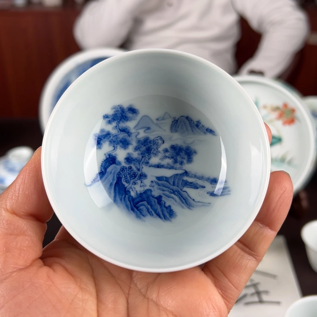景德镇山水主人杯
