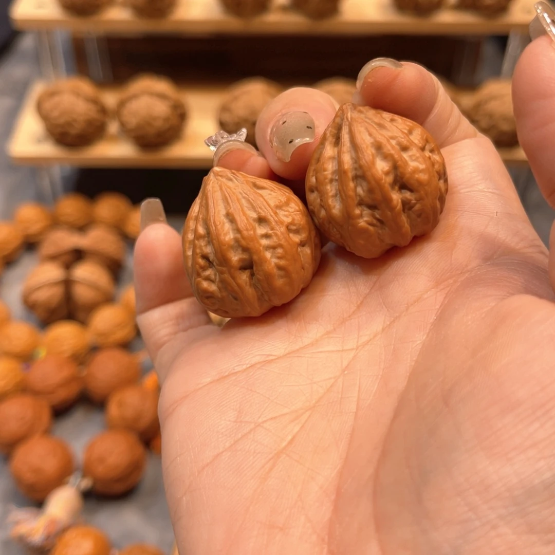 桃核把件莲花佛手