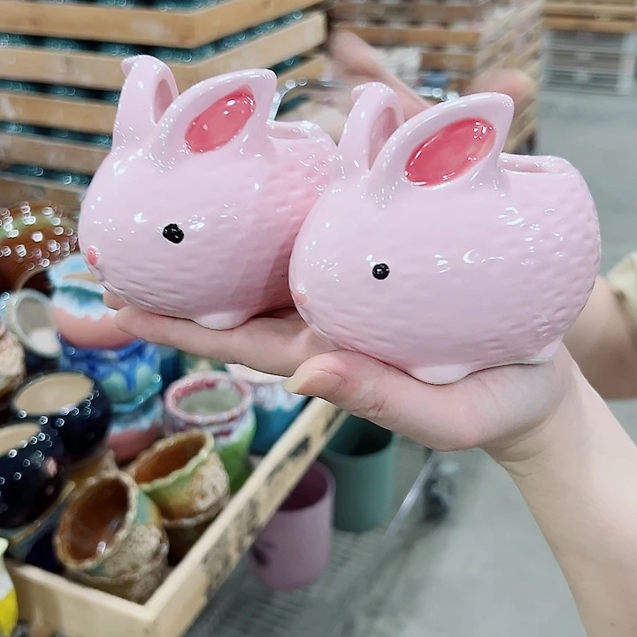 有孔，满10元发货多肉陶瓷花盆