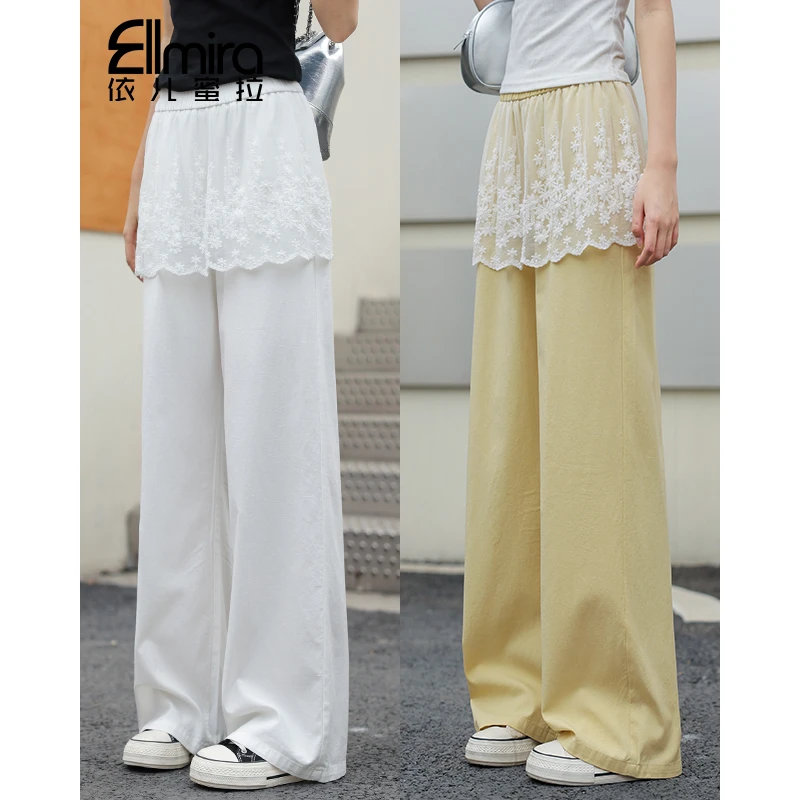 9165女童夏装薄款儿童长裤休闲裤宽松洋气大童裤子潮流