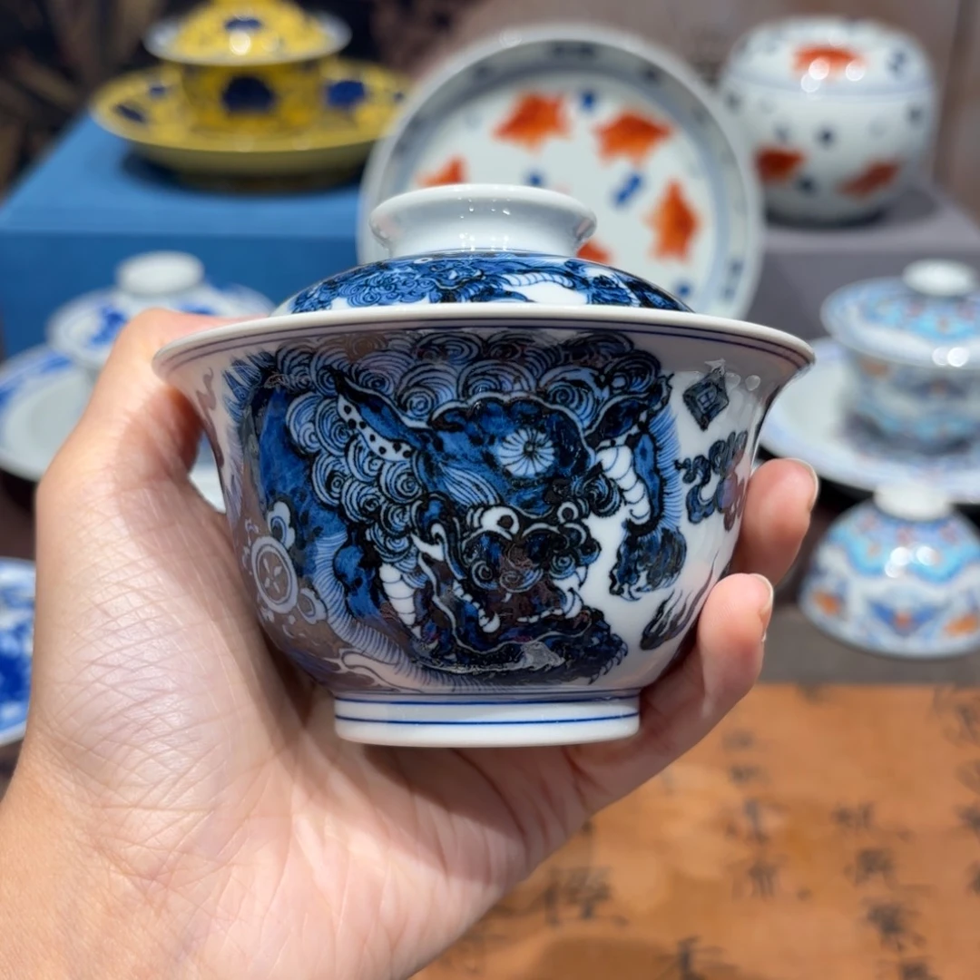 秋***月景德镇纯手工手绘
