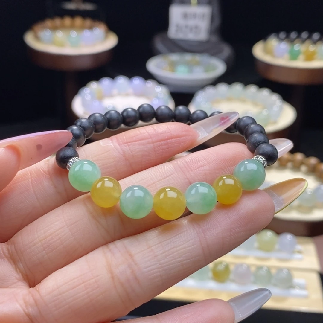 散珠翡翠卡8金缕