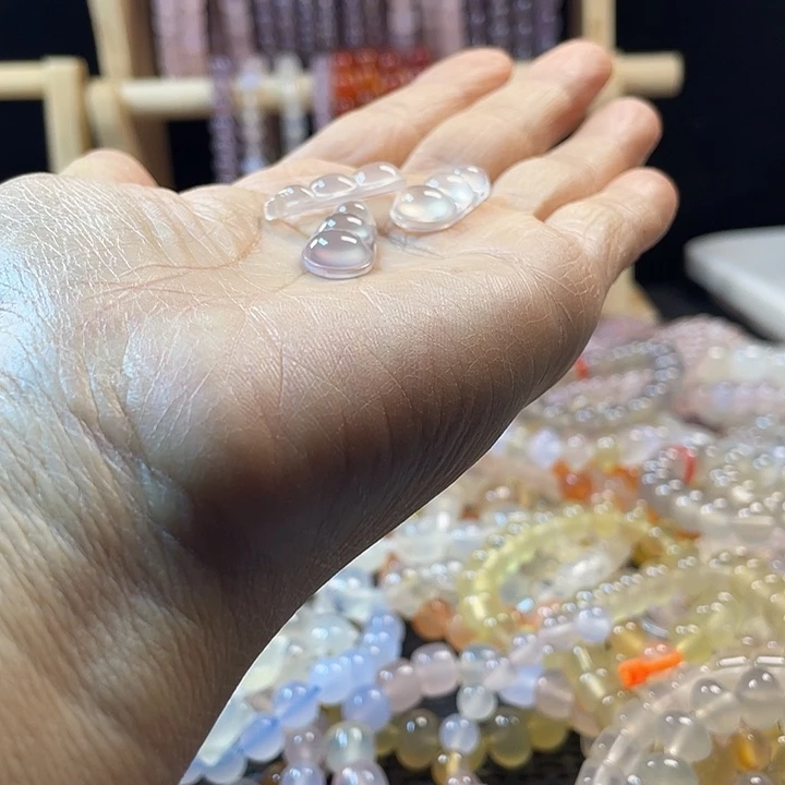 我***人玛瑙/玉髓合金手链