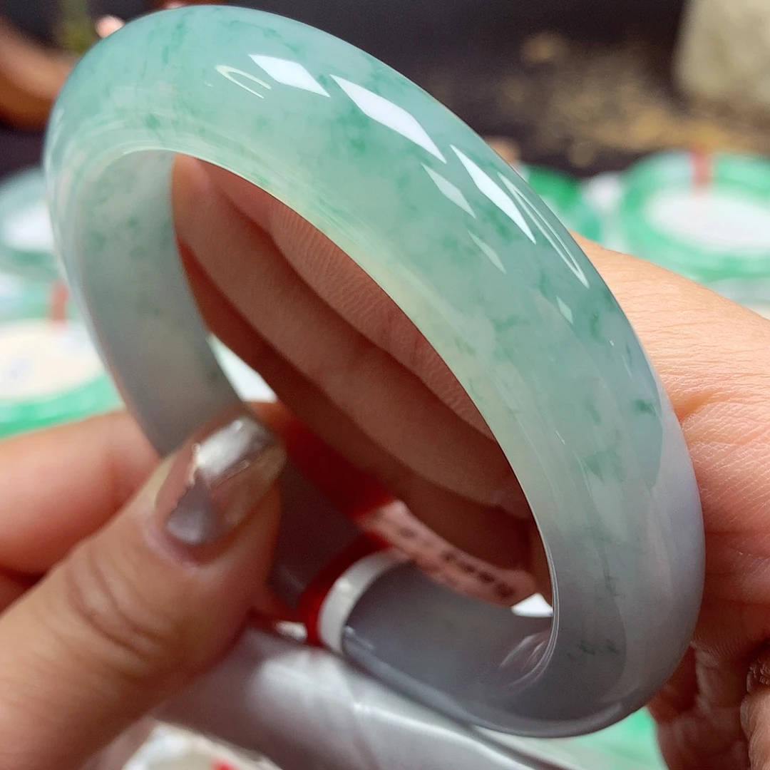 翡翠手镯未镶嵌57正14号88