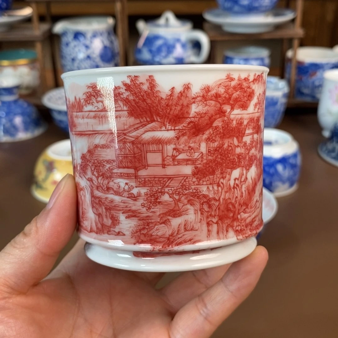 杯景德镇陶瓷手工手绘