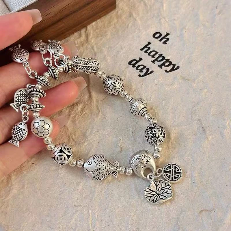 铜合金手链 0007好多鱼手链