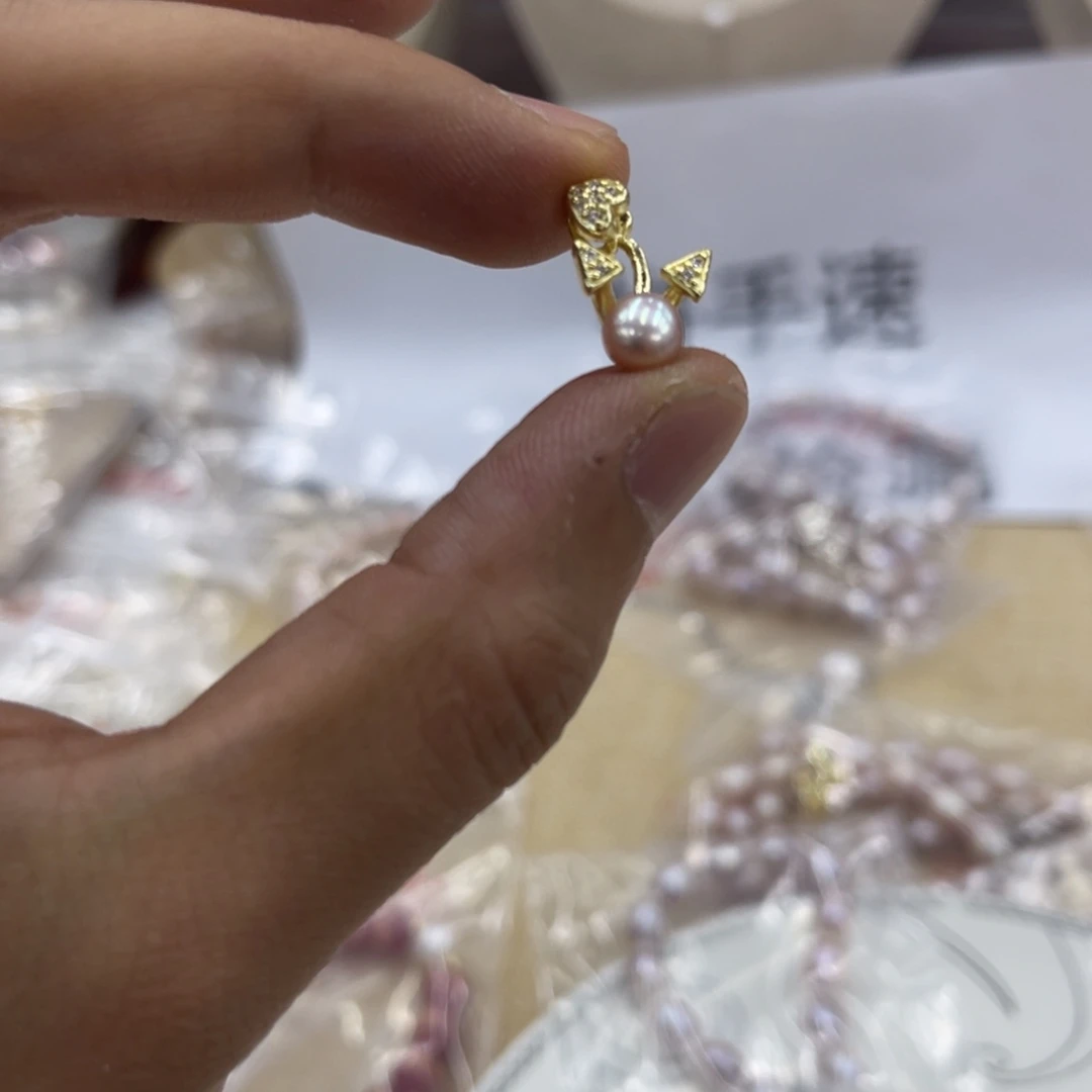 淡水珍珠合金颈饰02091
