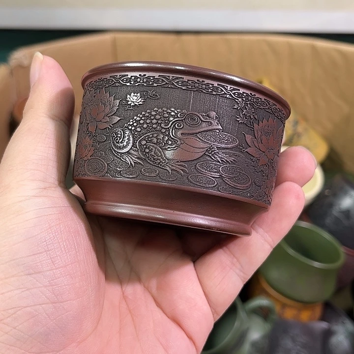 茶杯紫砂全手工紫砂主人杯