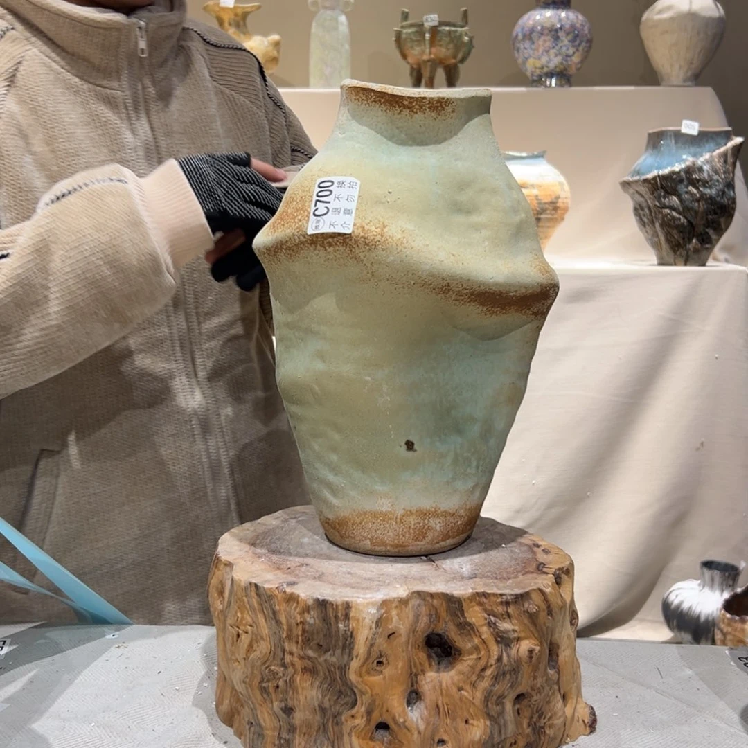 景德镇高温陶瓷7000花瓶摆件花瓶摆件