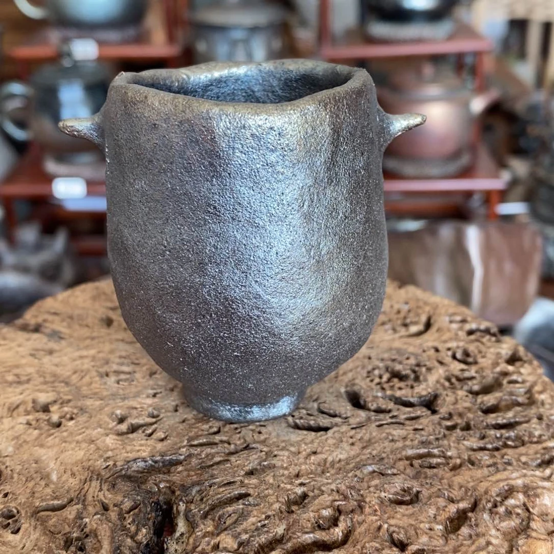 建水紫陶，全手工纯柴烧茶器