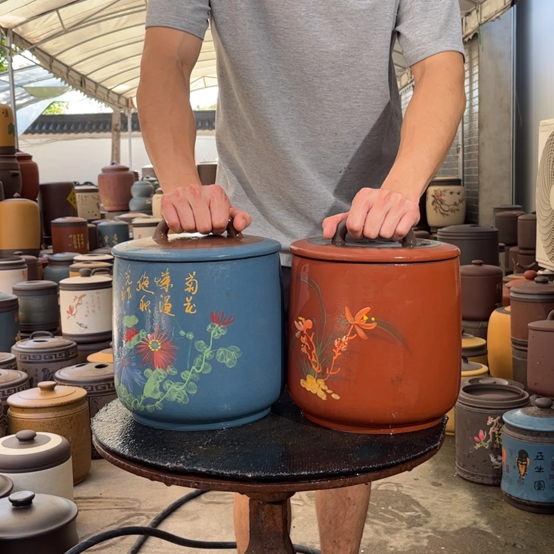 紫砂茶叶罐8 饼茶叶罐