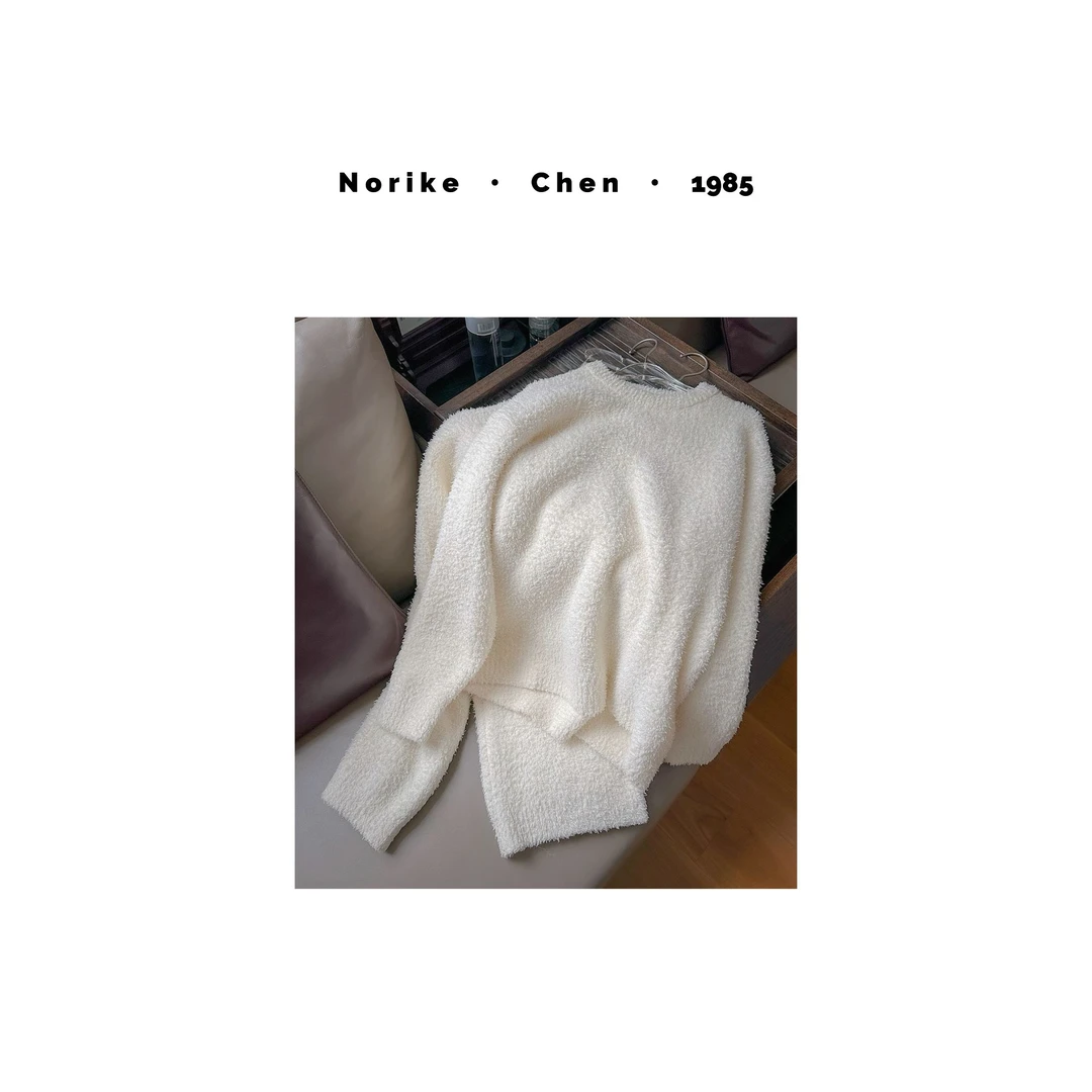 云朵暖绒圆领家居服长袖长裤男女款外穿睡衣NK5101001