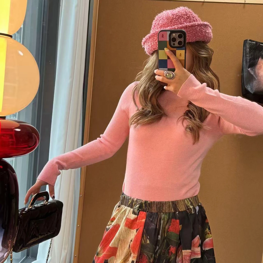 清晨雨露高领打底衫