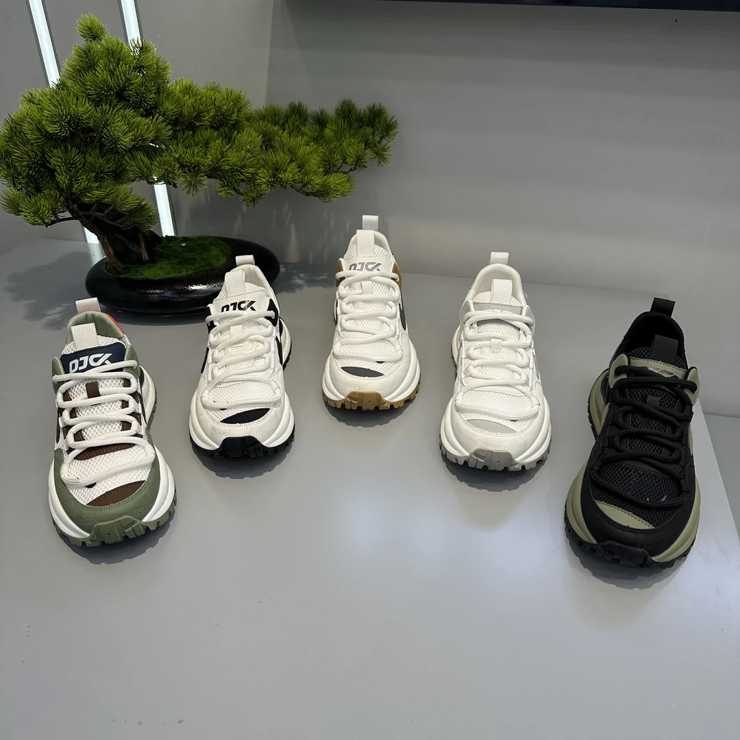 68-288夏季新款男士休闲鞋时尚百搭低帮软底透气舒适运动老爹鞋