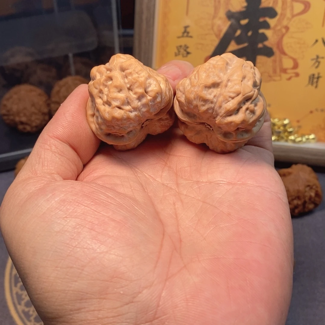 把件文玩核桃37尺头水儿福利蛤蟆头
