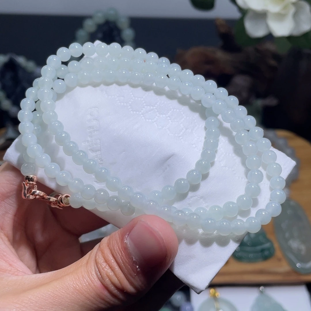 定制翡翠未镶嵌长串