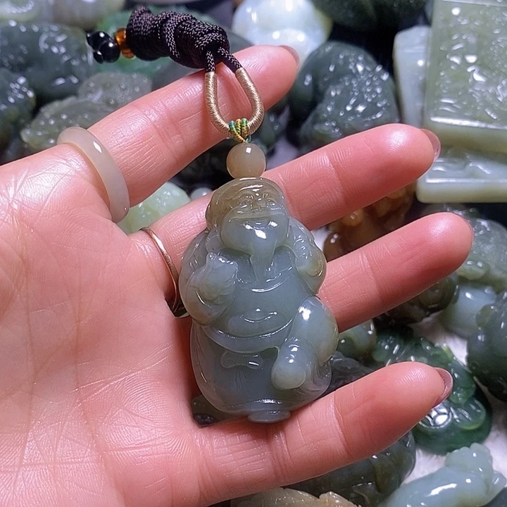 未镶嵌手链和田玉轮*