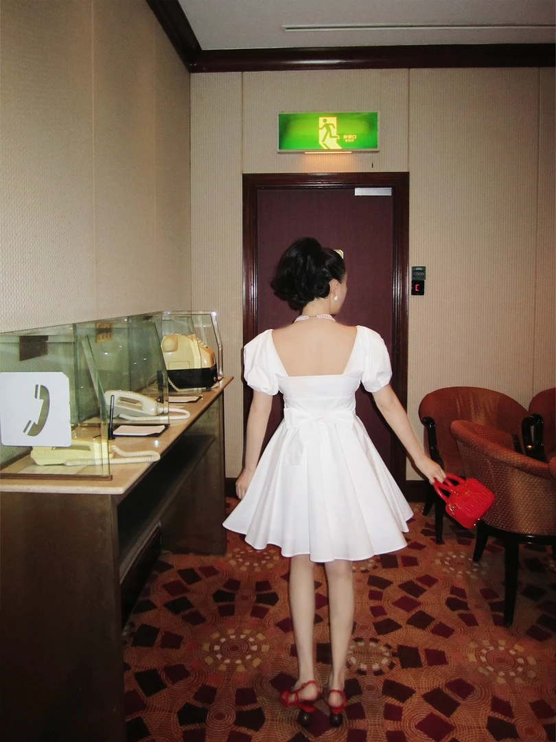 复古宫廷连衣裙   250151