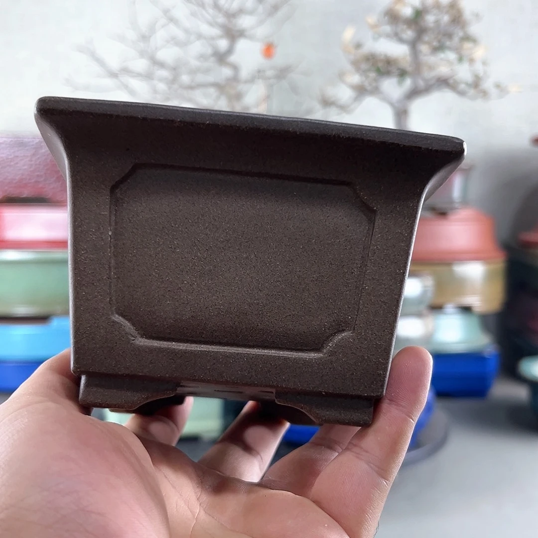 青灰泥四方 13*13*9