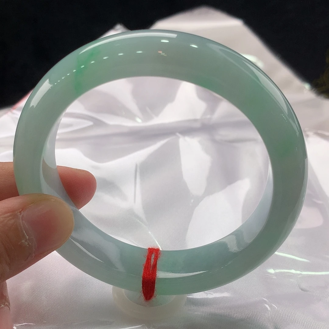 翡翠未镶嵌手镯圈口59