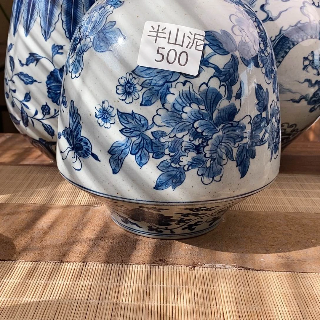 喵*姐手工手绘青花陶瓷