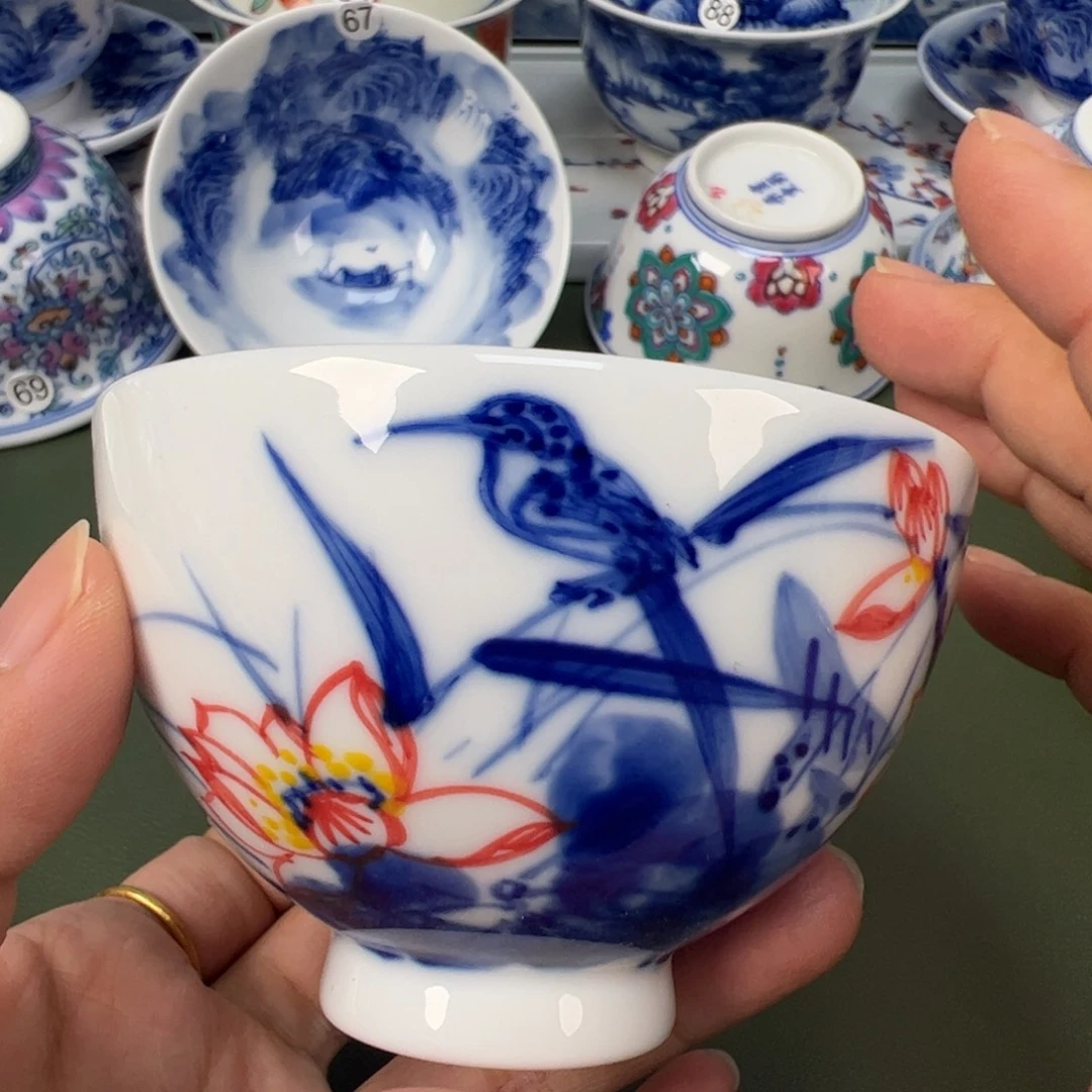 陶瓷景德镇纯手工纯手绘茶具木木86