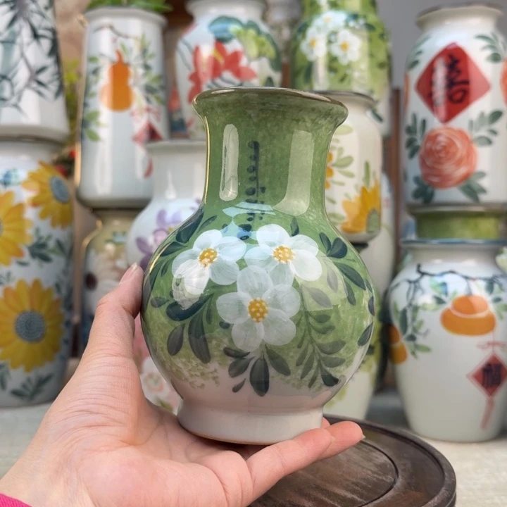 瓷片花瓶86365653653553