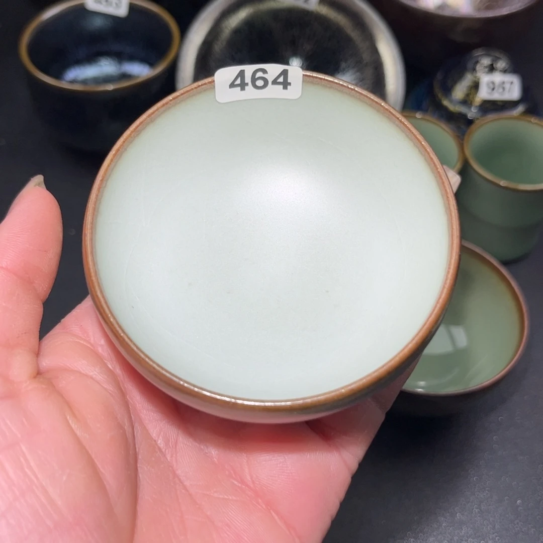 茶盏464 建盏单盏放大漏…………