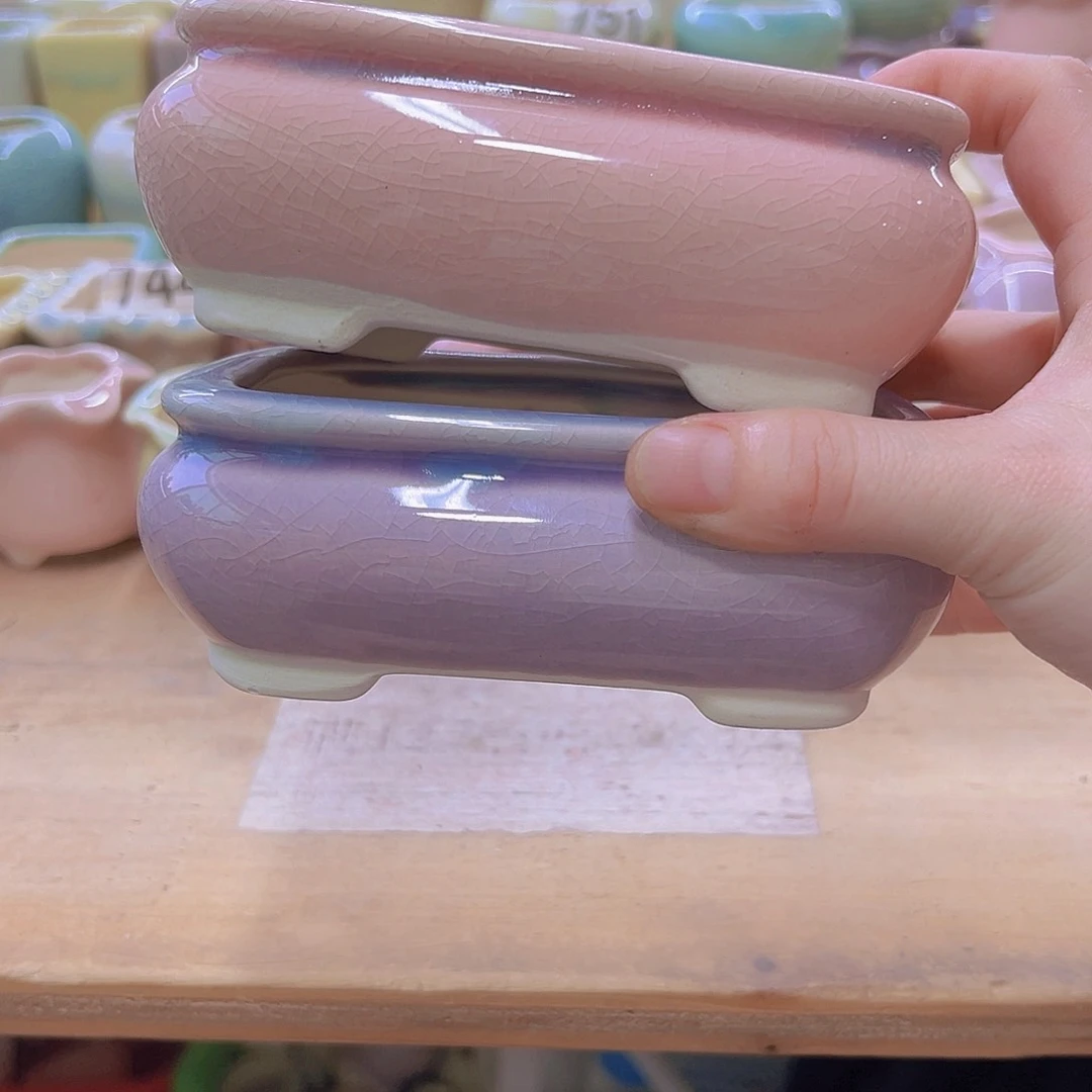 陶瓷花盆当场满12包邮