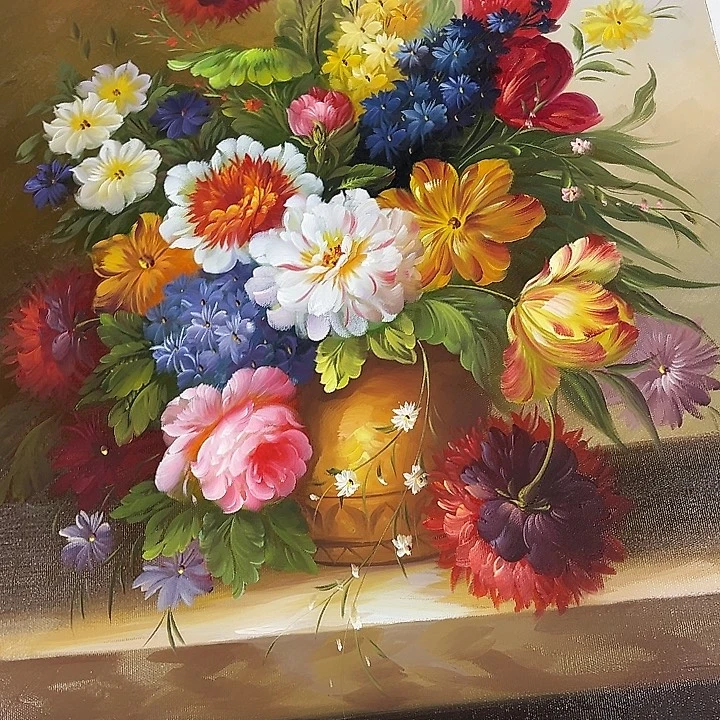 油画恭喜嘻嘻之一影子