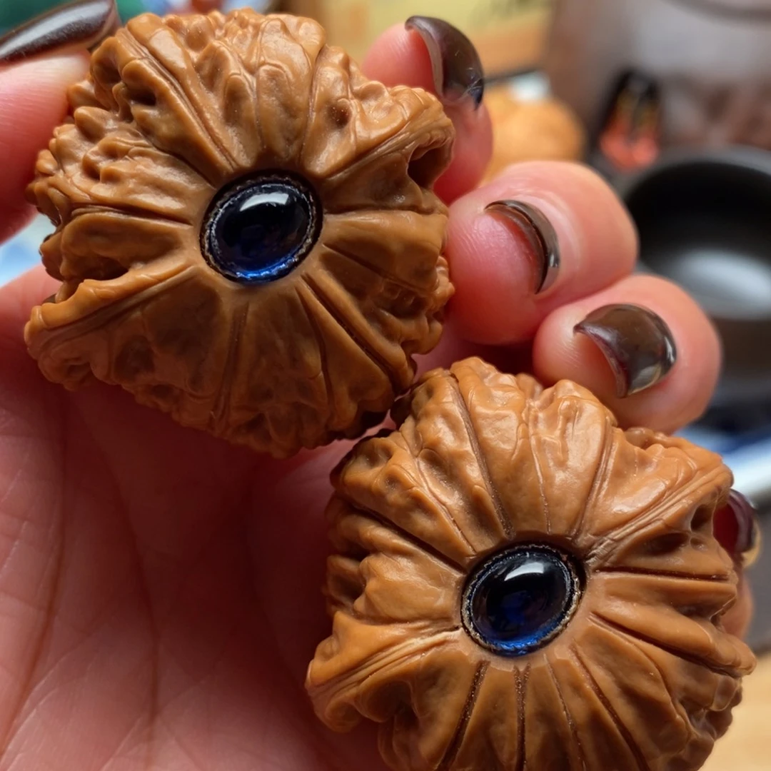 把件文玩核桃41➕全品磨盘狮子头