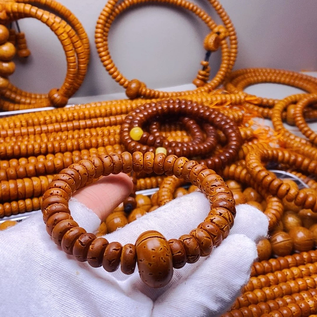 吊坠桃核5乘10核片手串瑕疵28