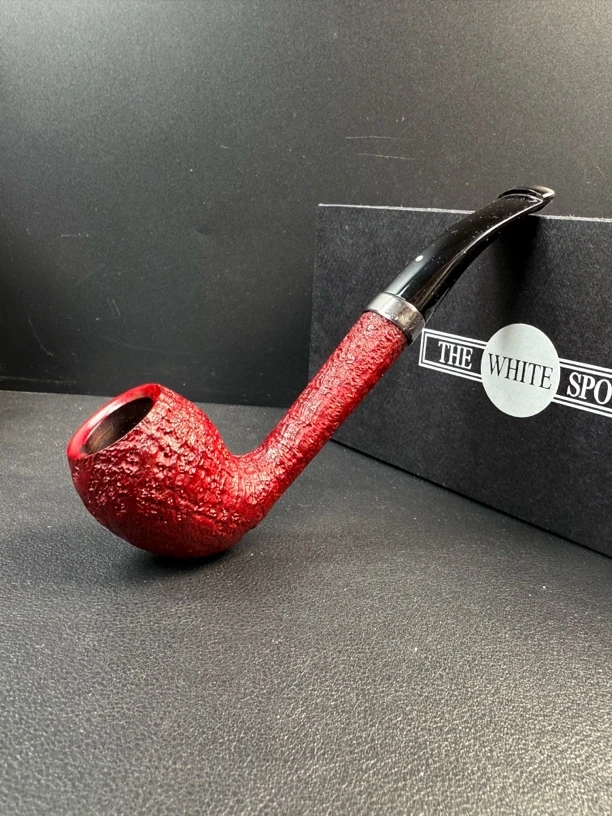 英国The White Spot Rubybark特殊3号石楠木烟斗内径18.3斗深35.4