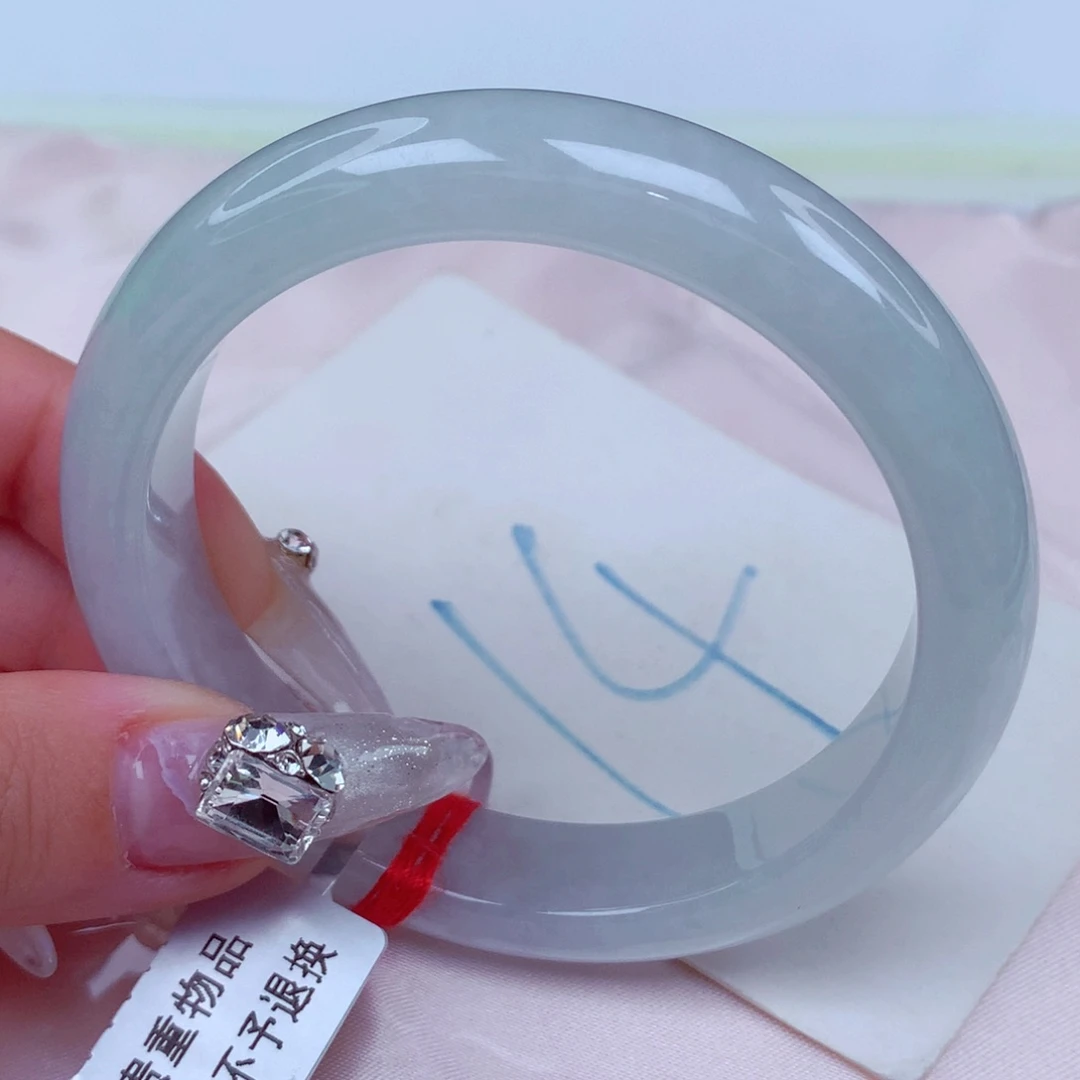 翡翠手镯未镶嵌天然缅甸翡翠A货手镯