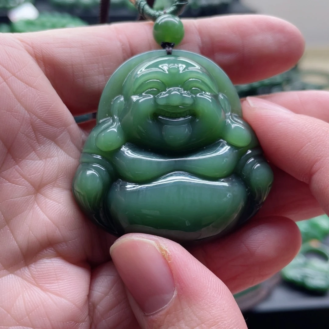 和田玉（碧玉）未镶嵌颈饰